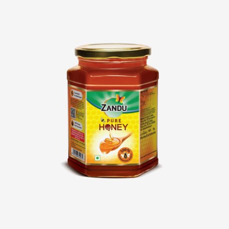 Zandu Pure Honey, 500g & Kellogg's Oats, High in Protein and Fibre