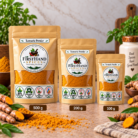 all three turmeric